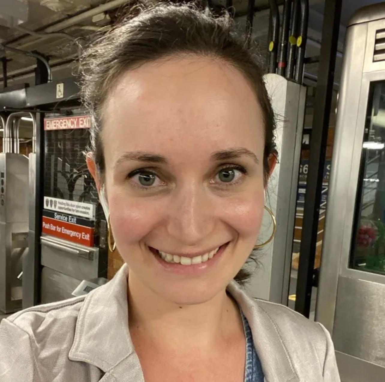 Woman smiling because she effectively treated her social anxiety