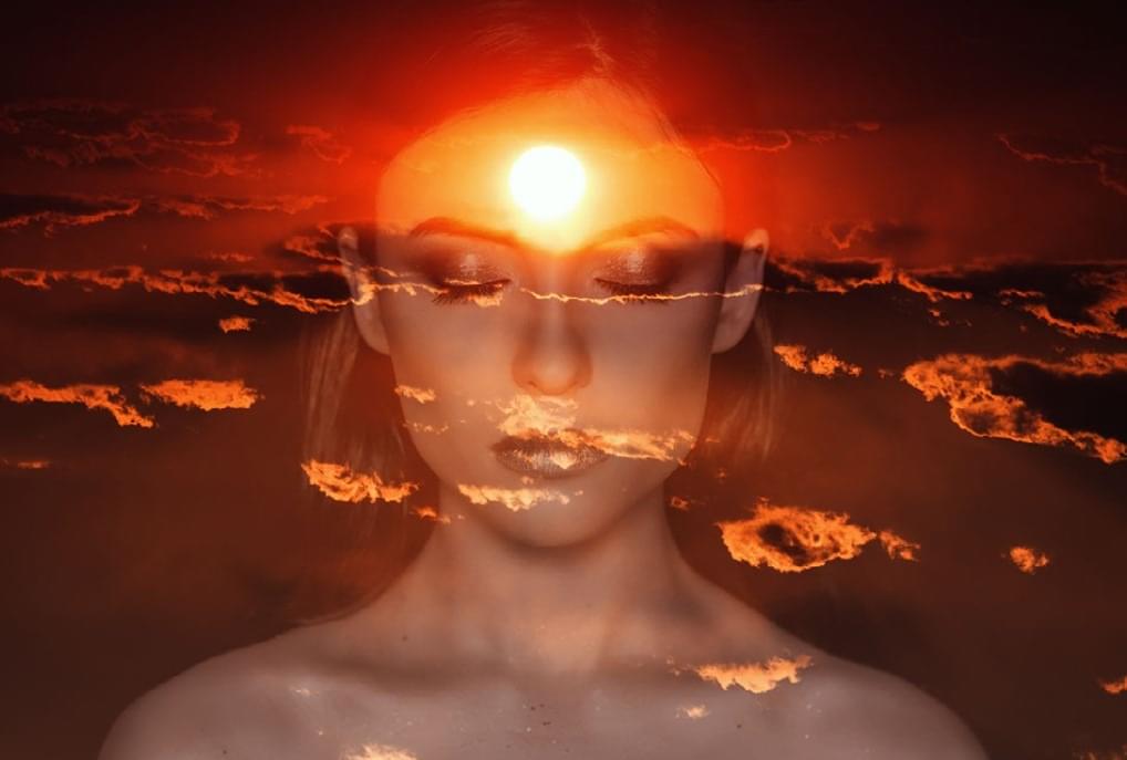 Woman using meditation to reduce anxiety